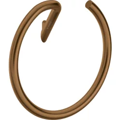   Törölközőtartó, Deante Silia Törölköző akasztó, fali, kerek, szálcsiszolt bronz ADI_C611
