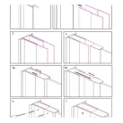 Toldóprofil, Deante Bővítő profil, beszerelő elemekkel, 200 cm, króm XKC00PC02