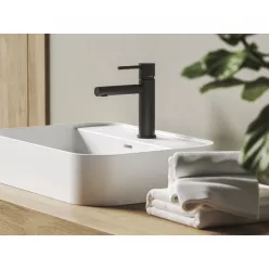   Mosdó csaptelep, Ravak Nox mosdó csaptelep 190 mm, NX 014.20BLM, matt fekete X070648