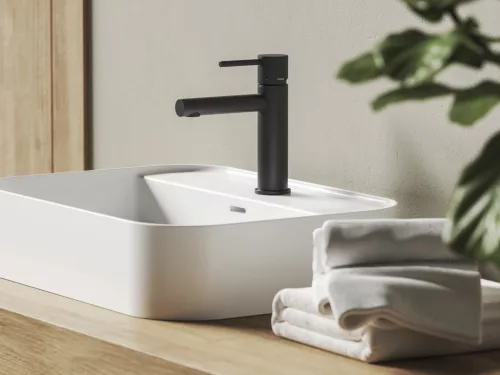 Mosdó csaptelep, Ravak Nox mosdó csaptelep 190 mm, NX 014.20BLM, matt fekete X070648