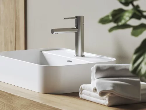 Mosdó csaptelep, Ravak Nox mosdó csaptelep 190 mm, NX 014.30SSB, rozsdamentes acél X070644