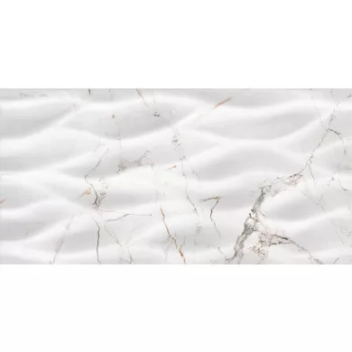 Csempe, KAI Marquina White Leaves 30x60