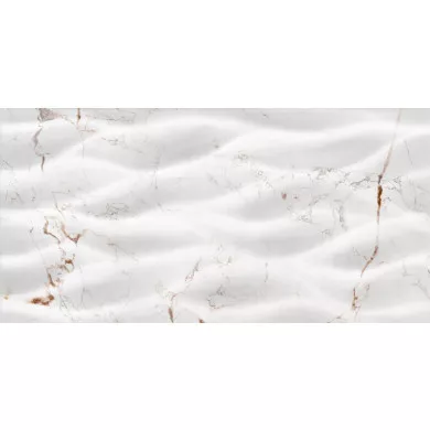 Csempe, KAI Marquina White Leaves 30x60