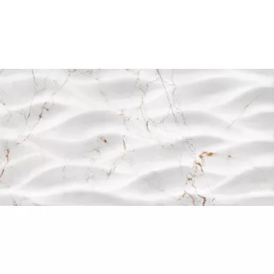 Csempe, KAI Marquina White Leaves 30x60