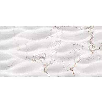 Csempe, KAI Marquina White Leaves 30x60