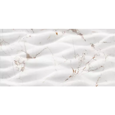 Csempe, KAI Marquina White Leaves 30x60