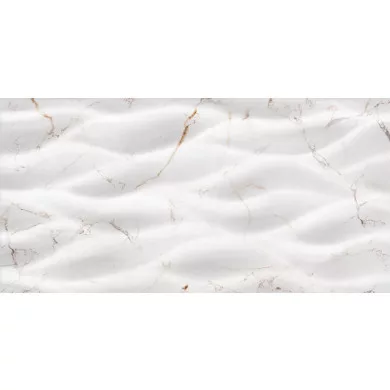Csempe, KAI Marquina White Leaves 30x60