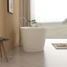 Kád, Aquatrend Lilien szabadonálló kád fehér lefolyóval 170x80