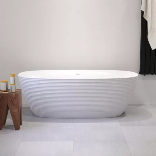 Kád, Aquatrend Lilien szabadonálló kád fehér lefolyóval 170x80
