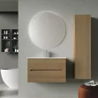 Alsó szekrény, AdattoCasa Rigo 2 fiókos függesztett, 80 cm, Rovere Farina 5RIGT03.056