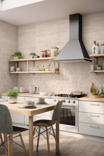 Csempe, Keros Travertino Beige 30x60