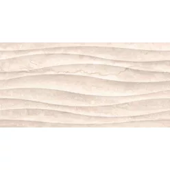 Csempe, Keros Travertino Decor Wave Beige 30x60