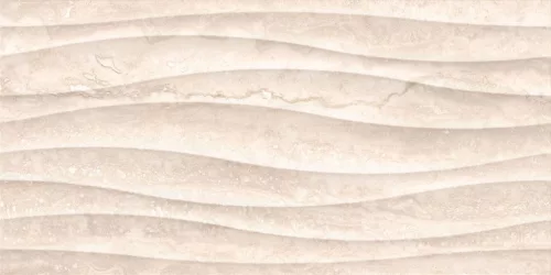 Csempe, Keros Travertino Decor Wave Beige 30x60