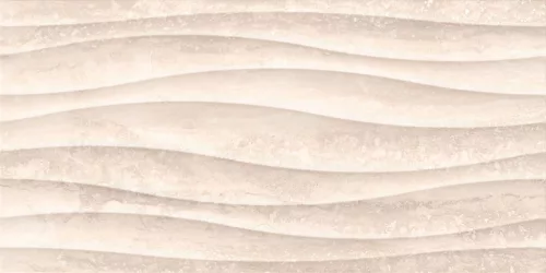 Csempe, Keros Travertino Decor Wave Beige 30x60