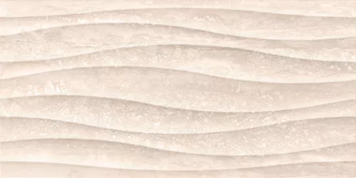Csempe, Keros Travertino Decor Wave Beige 30x60