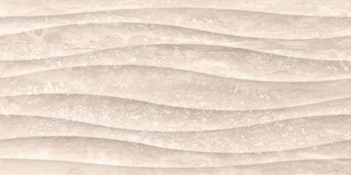 Csempe, Keros Travertino Decor Wave Beige 30x60