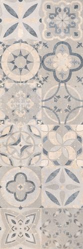 Dekorlap, Paradyz Freedom Grys DEKOR MAT 25x75