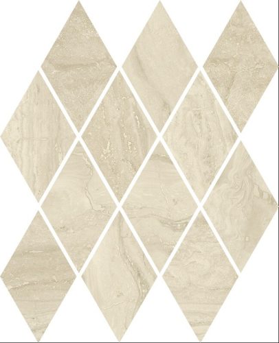 Dekorlap, Paradyz Silence Beige MOZAIKA ROMB PILLOW MAT 20,6x23,7