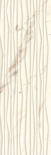 Csempe, Paradyz Serene Bianco STRUKTURA MAT 25x75