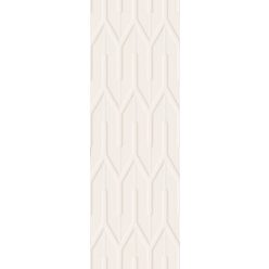 Csempe, Paradyz Nightwish Bianco STRUKTURA B MAT 25x75
