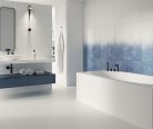 Csempe, Paradyz Nightwish Navy Blue Tonal STRUKTURA MAT 25x75