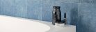 Csempe, Paradyz Nightwish Navy Blue STRUKTURA MAT 25x75