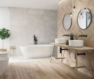 Csempe, Paradyz Woodskin Grys 29,8x89,8