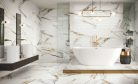 Csempe, Colorker Calacatta Gold Trevi White 39,6x119,2