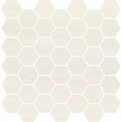   Dekorlap, Cersanit BANTU CREAM HEKSAGON SMALL MOSAIC GLOSSY 29X29,7