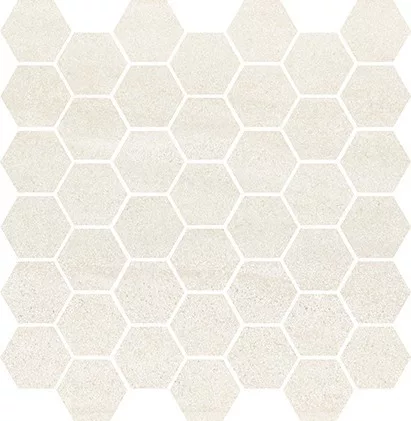 Dekorlap, Cersanit BANTU CREAM HEKSAGON SMALL MOSAIC GLOSSY 29X29,7