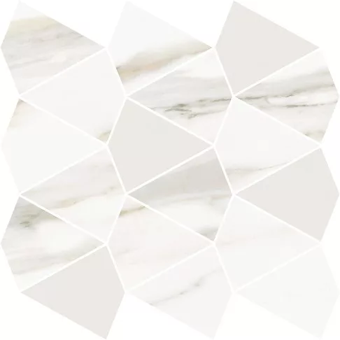 Dekorlap, Cersanit GOLD WISH WHITE MOSAIC GLOSSY 29,7X29,7