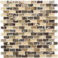 Mozaik, Aita Fizz Brown 1,5x3szemméret 30x28,5
