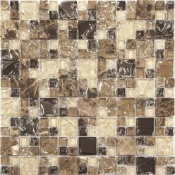 Mozaik, Aita Fizz Brown Cubic 30,5x30,5