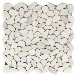 Mozaik, Aita Kavics White Flat 30,5x30,5