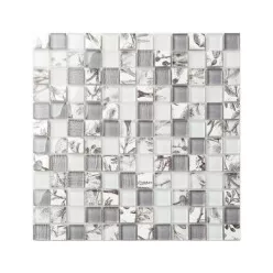 Mozaik, Aita Print White 29,8x29,8