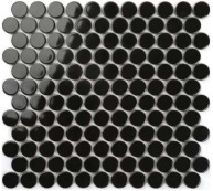 Mozaik, Aita Tondo-Black 28 matt 31,2x33