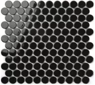 Mozaik, Aita Tondo-Black 28 matt 31,2x33