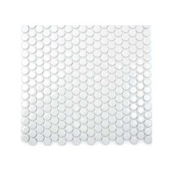 Mozaik, Aita Tondo-White 19 matt 31,5x29,4