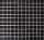 Mozaik, Zona Black 2,5x2,5szemméret 32,6x30