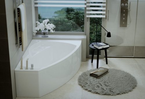 Kád, M-Acryl Claudia 150x100 jobbos+kádláb