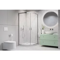 Zuhanykabin, H2O Comfort A íves 80x80x190