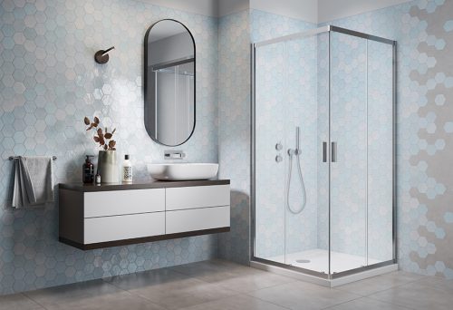 Zuhanykabin, H2O Comfort C szögletes 80x80x190