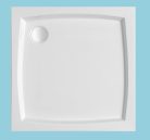 Zuhanytálca, H2O Nero C standard szögletes 80x80