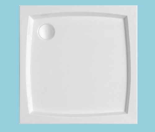 Zuhanytálca, H2O Nero C standard szögletes 90x90