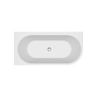 Kád, Cersanit CREA 170X82 SZABADON ÁLLÓ KÁD (BACK-TO-WALL / SAROKBA HELYEZHETŐ KIVITEL) - BALOS