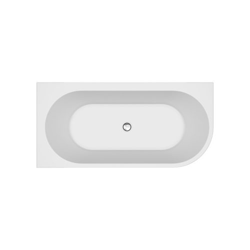 Kád, Cersanit CREA 170X82 SZABADON ÁLLÓ KÁD (BACK-TO-WALL / SAROKBA HELYEZHETŐ KIVITEL) - BALOS