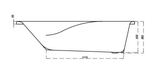 Kád, Cersanit ZEN 170X85