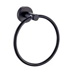 Törölközőtartó, Diplon karika fekete SE02991