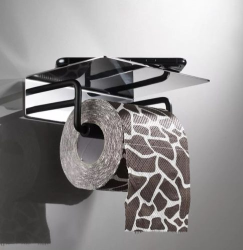 WC papírtartó, Diplon SE02872 polccal