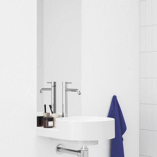 Mosdó csaptelep, Ravak Espirit ES 015.00CR Álló mosdó csaptelep 340 mm, leeresztő nélkül X070194